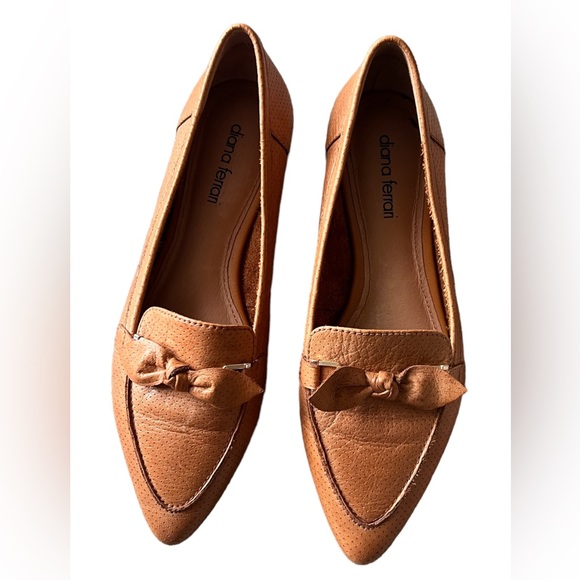 Diana Ferrari loafers, size 6,5- Tan - Picture 4 of 4
